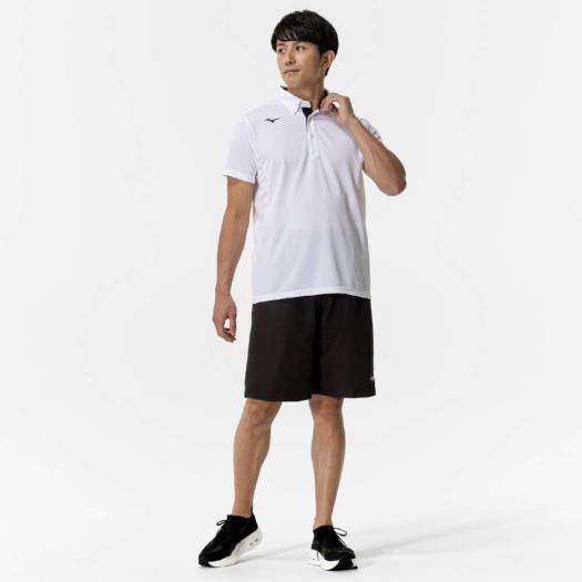 MIZUNO（ミズノ） ミズノ公式 ボタンダウンポロシャツ ホワイト