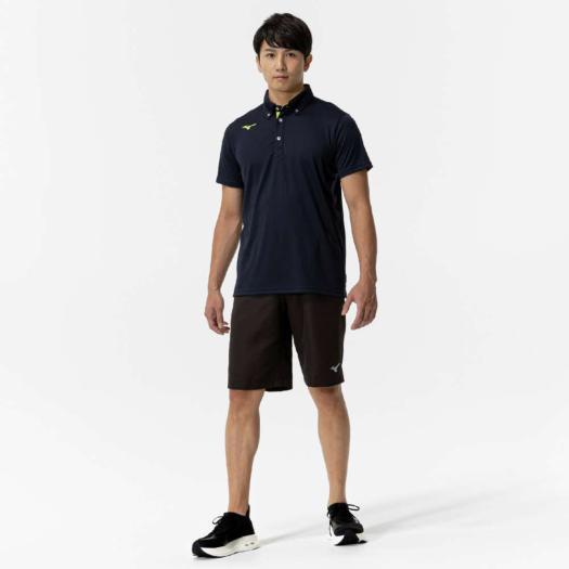 MIZUNO（ミズノ） ミズノ公式 ボタンダウンポロシャツ ディープ