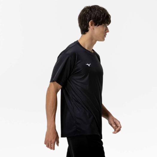 MIZUNO（ミズノ） ミズノ公式 ナビドライTシャツ 半袖/丸首 ブラック