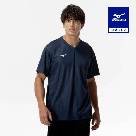 MIZUNO（ミズノ） ミズノ公式 ナビドライTシャツ 半袖/Vネック ドレス