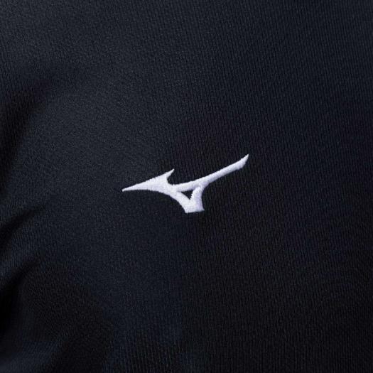 MIZUNO（ミズノ） ミズノ公式 ナビドライTシャツ 長袖/丸首 ブラック