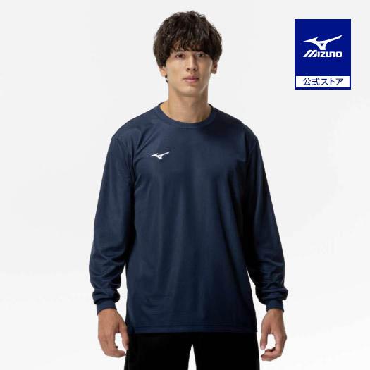 MIZUNO（ミズノ） ミズノ公式 ナビドライTシャツ 長袖/丸首 ドレス