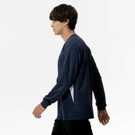 MIZUNO（ミズノ） ミズノ公式 ナビドライTシャツ 長袖/切替 ドレス
