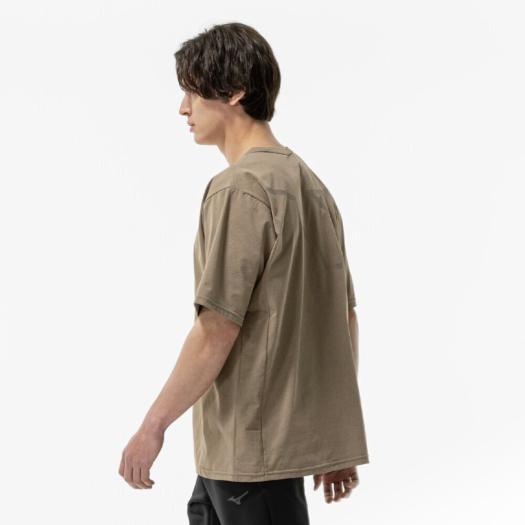 MIZUNO ミズノ公式 ソフトドライTシャツ ワイドシルエット キャメル