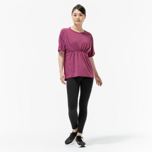 MIZUNO（ミズノ） ミズノ公式 ストレッチスムースTシャツ カシスピンク