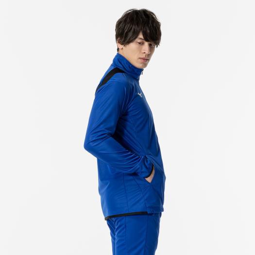 ミズノ公式 ライトニットジャケット ユニセックス サーフブルー トレーニングウェア_2