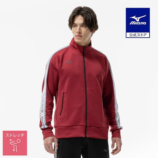 MIZUNO（ミズノ） ミズノ公式 ストレッチスウェットジャケット ワイン