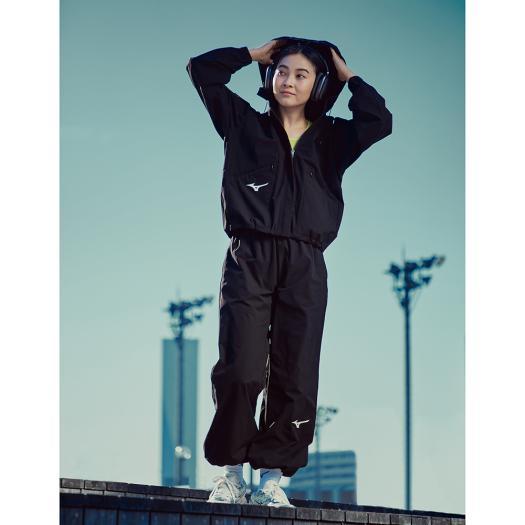 MIZUNO（ミズノ） ミズノ公式 ストレッチウーブンフーディ ブラック