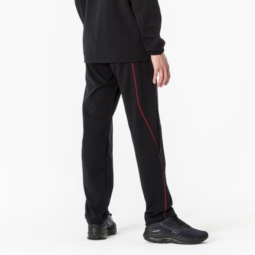 ミズノ公式 ウォームアップパンツ ユニセックス ブラック×チャイニーズ