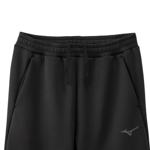 ミズノ公式 ストレッチスウェットスリムパンツ ユニセックス ブラック