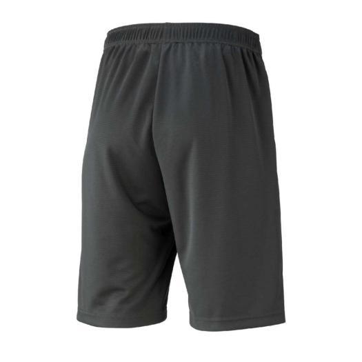 ミズノ公式 ナビドライニットハーフパンツ チャコールグレー×シルバー