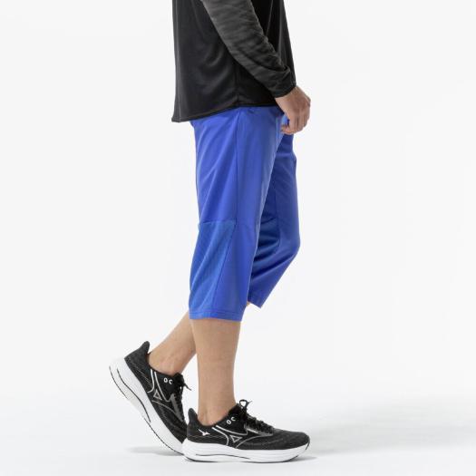 B.T.S.J. Les Mills 7分丈パンツ ミズノ公式 ムーブライトクロス7分丈パンツ ダズリングブルー メンズ