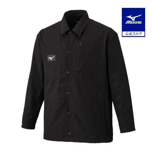 ミズノ公式 吸湿発熱 ルーズフィットコーチジャケット メンズ ブラック