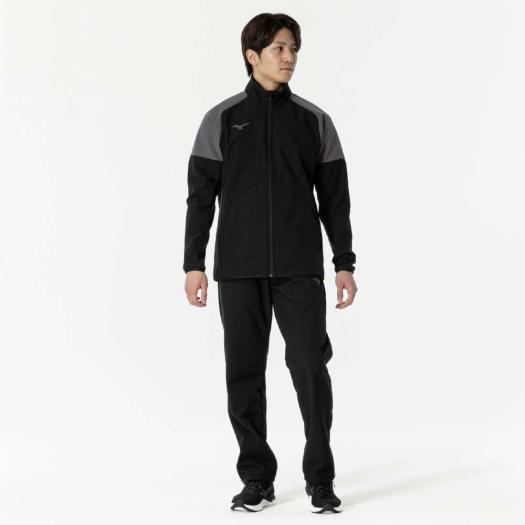 ミズノ公式 ストレッチ/防風 テックシールドジャケット メンズ ミズノ公式 ストレッチ/防風 テックシールドジャケット メンズ