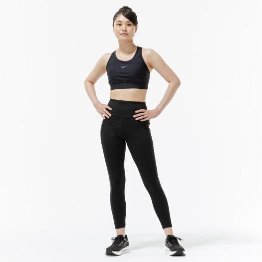 MIZUNO（ミズノ） ミズノ公式 ハイサポートブラ ブラック レディース