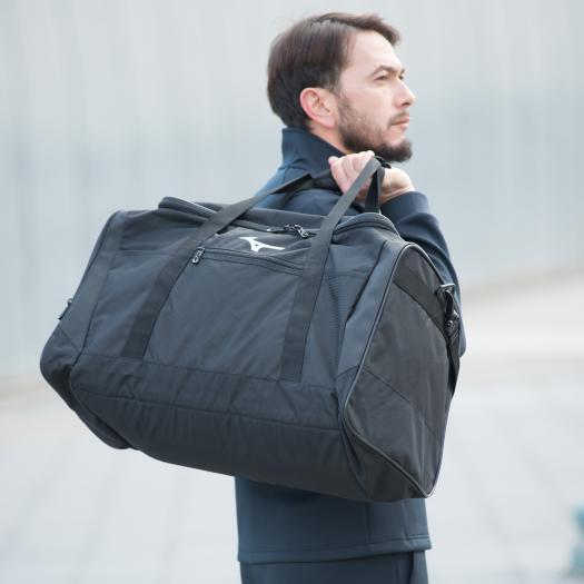 MIZUNO ミズノ公式 ボストンバッグ 60L ブラック : ミズノ公式 MIZUNO ミズノ公式 ボストンバッグ 60L ブラック : ミズノ公式