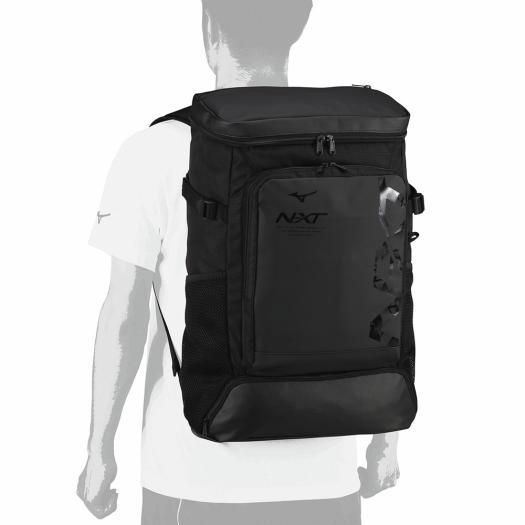 MIZUNO ミズノ公式 N-XTバックパック 40L ブラック×ライム MIZUNO ミズノ公式 N-XTバックパック 40L ブラック×ライム