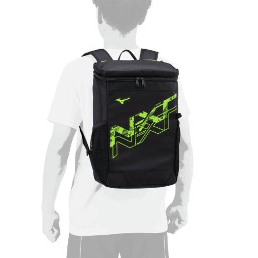 MIZUNO（ミズノ） ミズノ公式 N-XTバックパック 20L ブラック×ライム