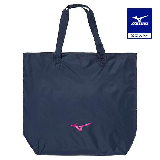 MIZUNO（ミズノ） ミズノ公式 トートバッグ ネイビー×ピンク : ミズノ