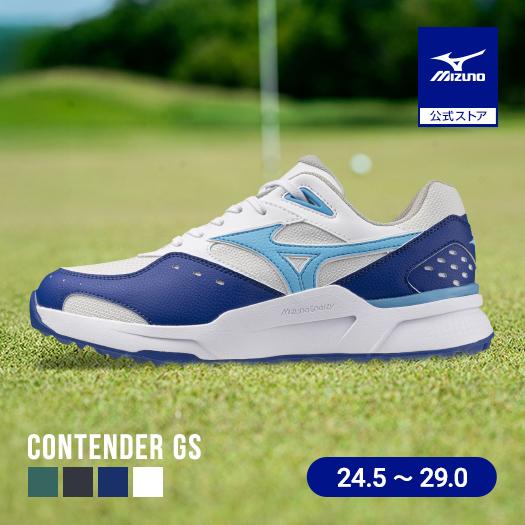 【未使用品】Mizuno ゴルフシューズ　ホワイト/ブルー MIZUNO（ミズノ） ミズノ公式 ミズノ直営限定 ゴルフシューズ