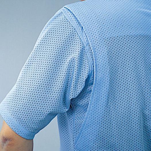 MIZUNO（ミズノ） 公式 高校野球 審判員用 半袖 シャツ パウダーブルー