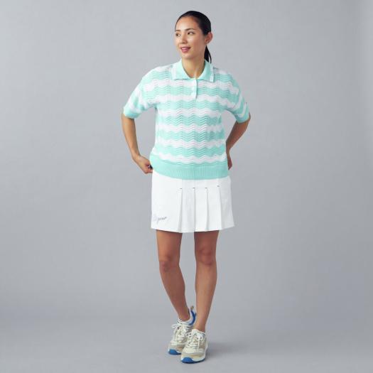 MIZUNO（ミズノ） ミズノ公式 ゴルフウェア リップルニット半袖