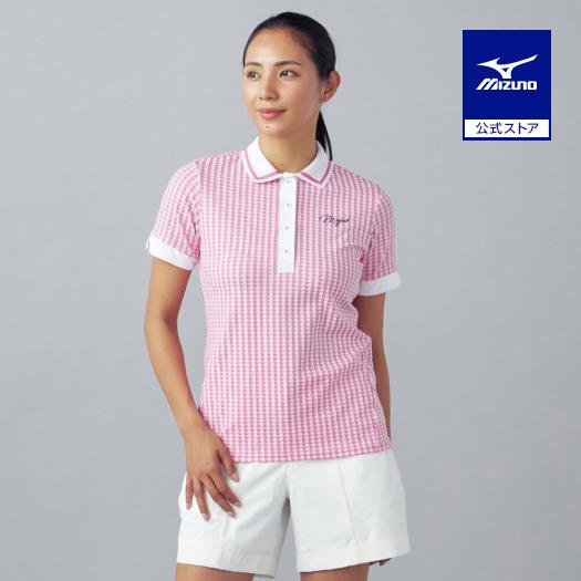 MIZUNO（ミズノ） ミズノ公式 ゴルフウェア リップルジャカード半袖