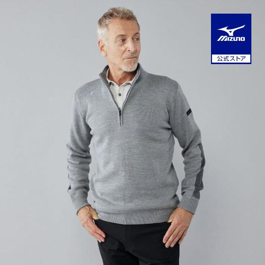 MIZUNO（ミズノ） ミズノ公式 MIZUNOハーフジップアップセーター