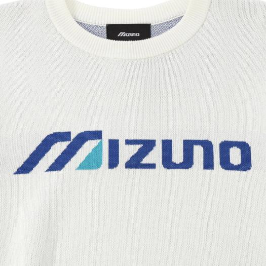 ゴルフ　MINUERE ロゴプリント トレーナー　M MIZUNO（ミズノ） ミズノ公式 ゴルフウェア モノグラムM ワードマーク