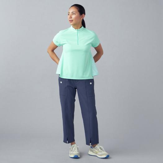 「ミズノ」新品 春夏 驚2ストレッチ 凹凸シアサッカーパンツ M(W78~84) MIZUNO（ミズノ） ミズノ公式 ゴルフウェア 驚2ストレッチサッカー