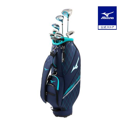 本日までタイムセール新品 Mizuno efil ゴルフキャディバッグ レディー MIZUNO（ミズノ） ミズノ公式 Efil-9 レディースゴルフクラブ8本セット