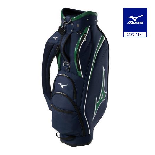 MIZUNO（ミズノ） ミズノ公式 NX.6 キャディバッグ ネイビー×グリーン
