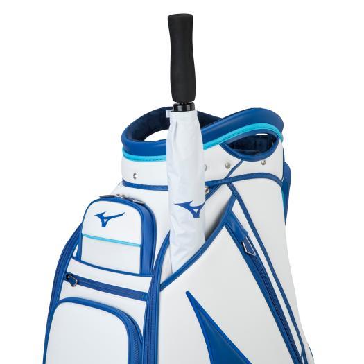 MIZUNO ミズノ公式 Tour Staff キャディバッグ ホワイト×ブルー MIZUNO ミズノ公式 Tour Staff キャディバッグ ホワイト×ブルー