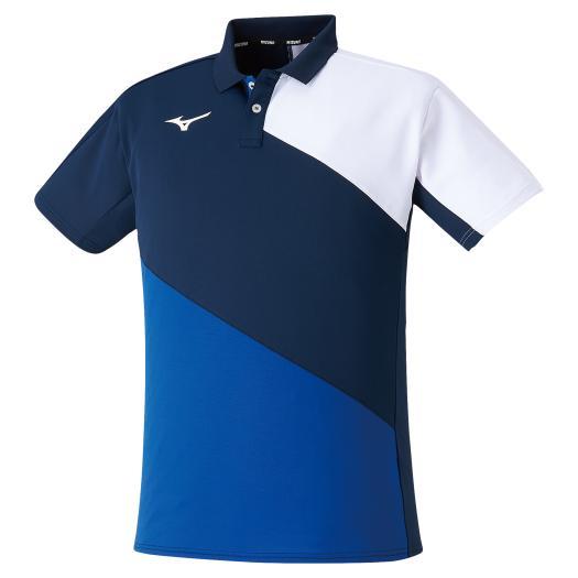 Mizuno ゲームシャツ Tシャツ 青 MIZUNO（ミズノ） ミズノ公式 ゲームシャツ ラケットスポーツ ユニ