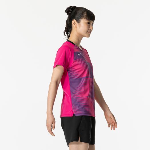 Mizuno ゲームシャツ テニス バドミントン MIZUNO（ミズノ） ソフトテニス バドミントン ゲームシャツ 公式