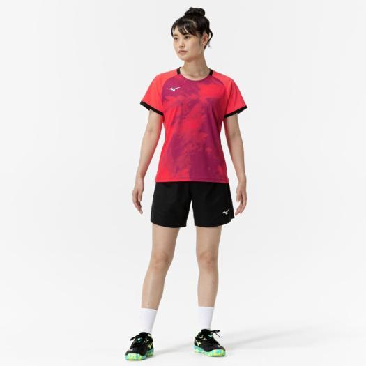ミズノ テニス バドミントン Tシャツ L MIZUNO（ミズノ） ソフトテニス バドミントン ゲームシャツ 公式