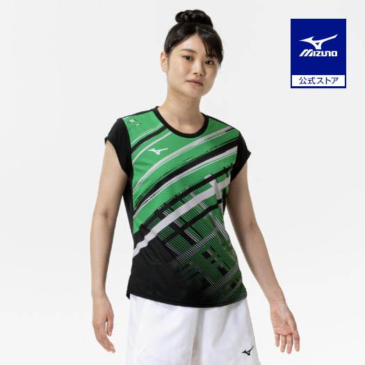 ミズノ　ゲームシャツ(ラケットスポーツ)レディース　Lサイズ MIZUNO（ミズノ） ミズノ公式 ゲームシャツ ラケットスポーツ