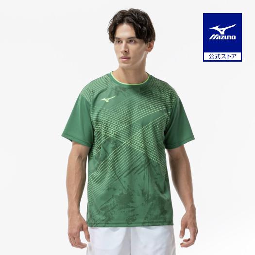 Mizuno バドミントンゲームシャツ XL 北海高校 MIZUNO（ミズノ） ソフトテニス バドミントン ゲームシャツ 公式