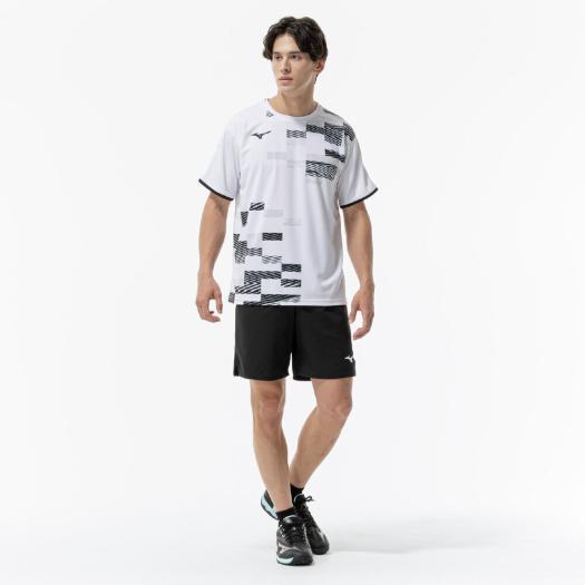 Mizuno ソフトテニスゲームTシャツ、ゲームパンツ セットアップ Lサイズ MIZUNO（ミズノ） 送料無料 ゲームシャツ＆パンツ 上下セット メンズ