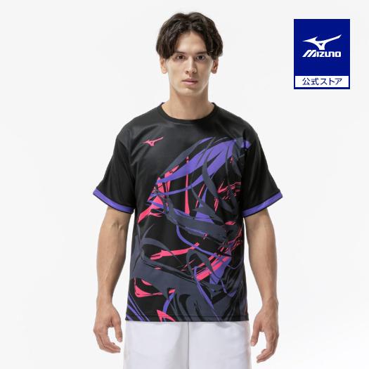 MIZUNO（ミズノ） ミズノ公式 ゲームシャツ ラケットスポーツ ブラック