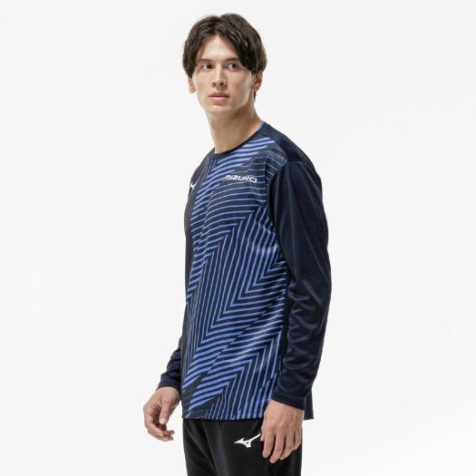 MIZUNO（ミズノ） ソフトテニス バドミントン プラクティスシャツ 長袖