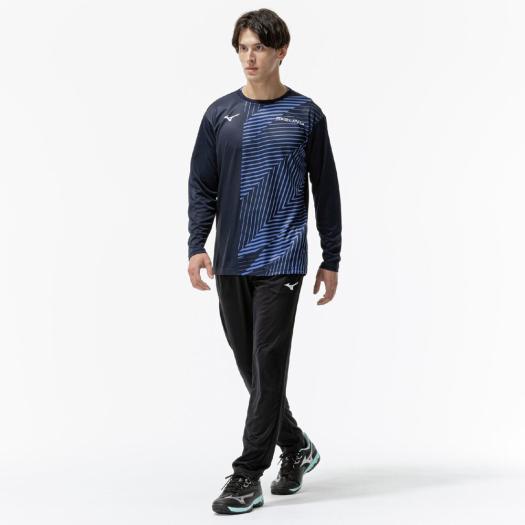 MIZUNO（ミズノ） ソフトテニス バドミントン プラクティスシャツ 長袖
