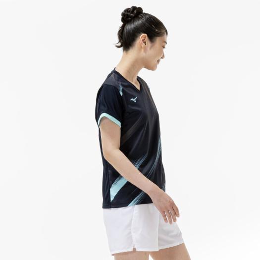 MIZUNO（ミズノ） ミズノ公式 ゲームシャツ ラケットスポーツ ディープ