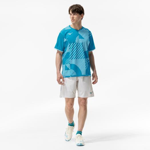 MIZUNO サッカーシャツ グリーン 15 MIZUNO（ミズノ） ミズノ公式 ゲームシャツ ラケットスポーツ ピュア