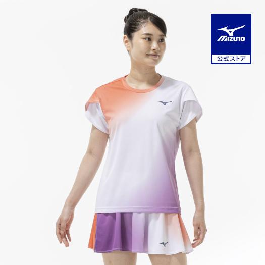 MIZUNO（ミズノ） ミズノ公式 ゲームシャツ ラケットスポーツ ホワイト