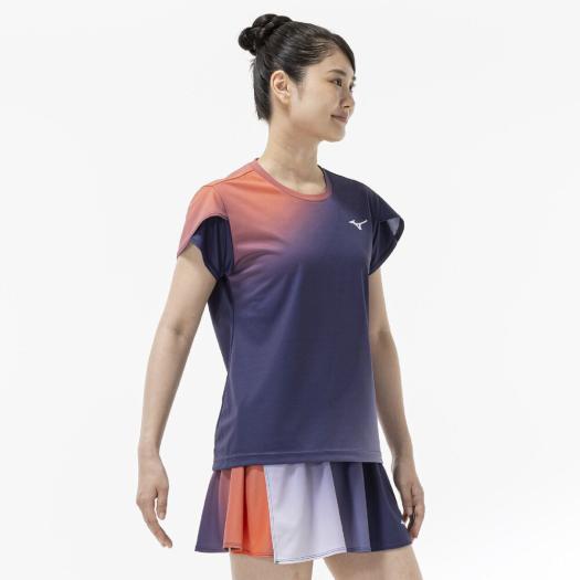 MIZUNO（ミズノ） ミズノ公式 ゲームシャツ ラケットスポーツ ビーコン