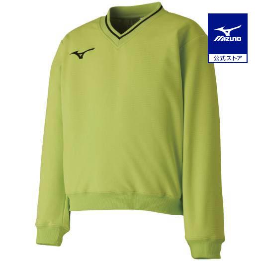 MIZUNO（ミズノ） ミズノ公式 スウェットシャツ 中厚 ジュニア ライム