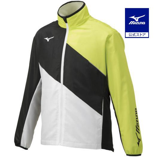 ミズノ(MIZUNO) テニス アクティブウォーマージャケット 62JE0501 93ブラック×Lグリーン×ホワイト Mサイズ MIZUNO（ミズノ） ミズノ公式 アクティブウォーマージャケット ユニ