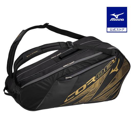 MIZUNO ミズノ公式 ラケットバッグ 6本入れ COR06v ブラック MIZUNO ミズノ公式 ラケットバッグ 6本入れ COR06v ブラック