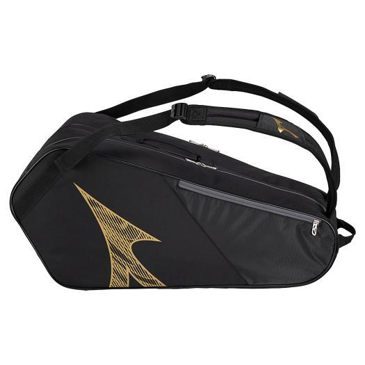 MIZUNO ミズノ公式 ラケットバッグ 6本入れ COR06v ブラック MIZUNO ミズノ公式 ラケットバッグ 6本入れ COR06v ブラック